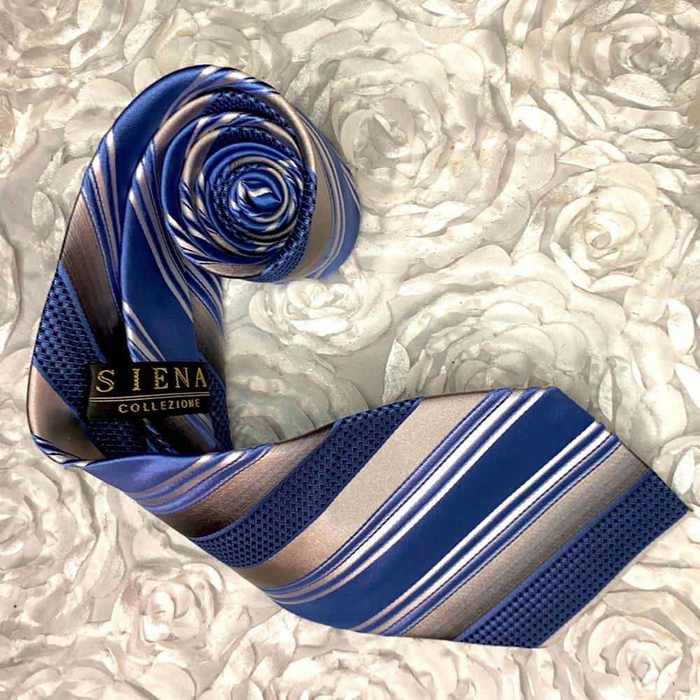 3/$30 New Siena Collezione handmade silk tie